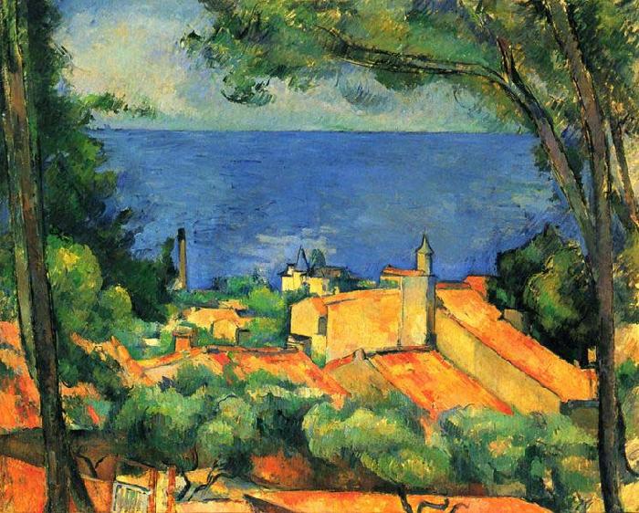 L Estaque, Paul Cezanne